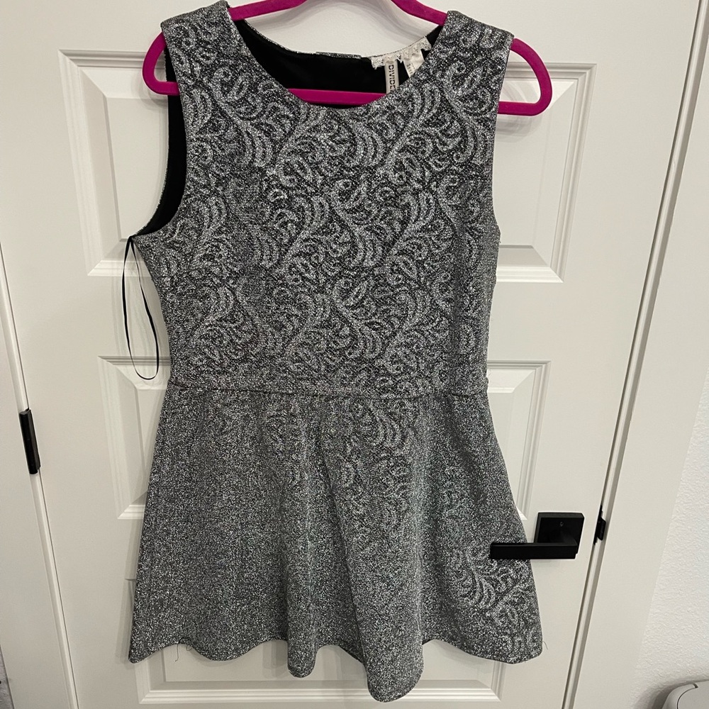 H&M mini cocktail dress with back cutouts size L
